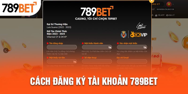 Cách Đăng Ký tài khoản 789BET